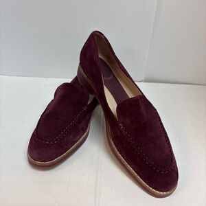 Women’s Cole Haan Burgundy Suede The Go-To Loafer Sz 7.5B GS5